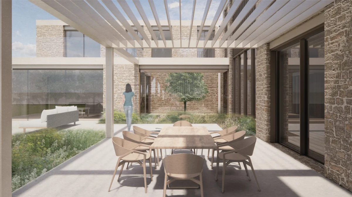 Chestfield House - Pergola